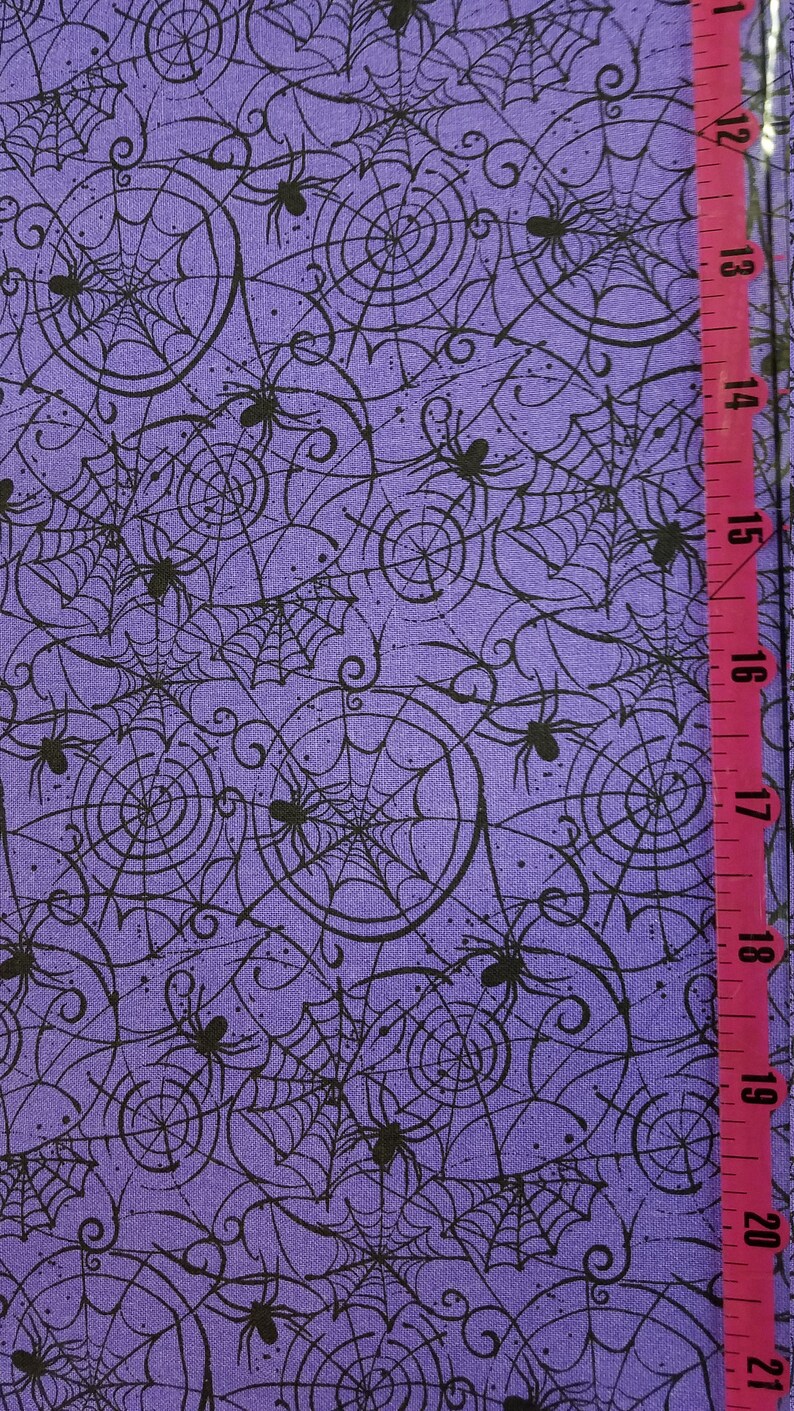 Purple Spider s Fabric 100 Cotton Quilter's Cotton Etsy