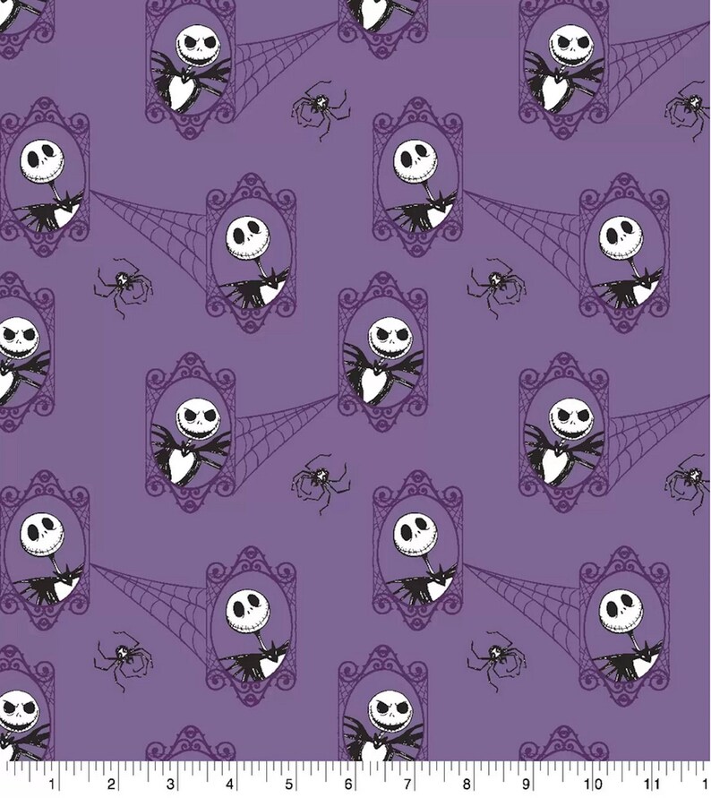 Jack Skellington KNIT Fabric 95/5% Cotton/spandex Available - Etsy