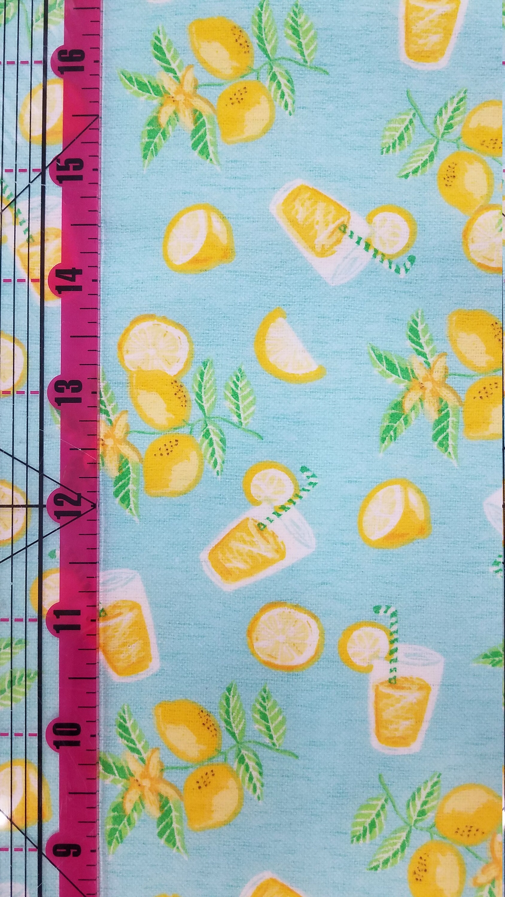 Lemonade FLANNEL Fabric 100 Cotton bytheyard and Fat Etsy