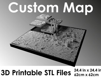 3D custom Worldwide, Custom World Map, 3d print stl file, Worldwide Skyline, Worldwide map, Digital file, housewarming gift,custom city map,