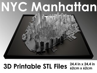 Russo Tessuti Tenda A Pannello 140x290 Cm - Stampa Digitale 3D New York Bandiera Americana, Giorgio Camani