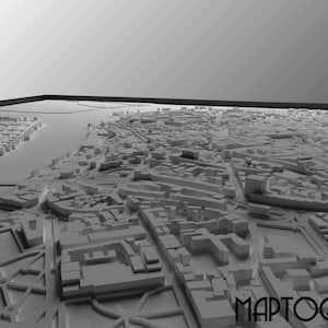 3D Belgrade, 3D Serbia, 3d print stl file, Belgrade Skyline, Belgrade map, Digital file, housewarming gift, custom city map, art image 3