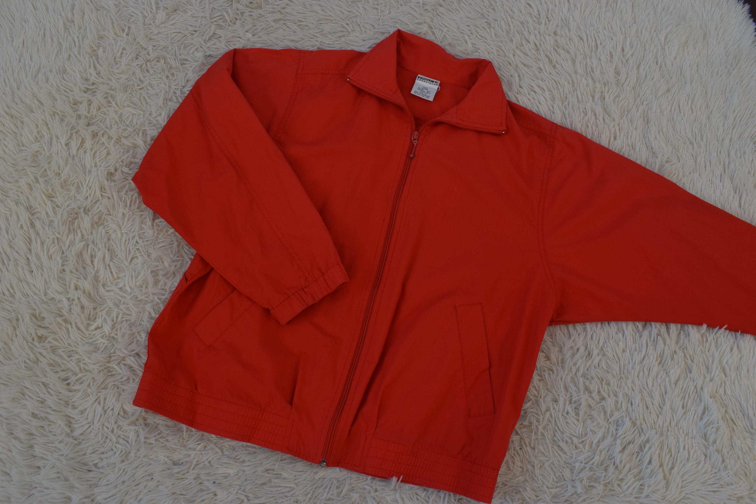Vintage 90s Koret Francisca Lightweight Cotton/poly Full-zip 