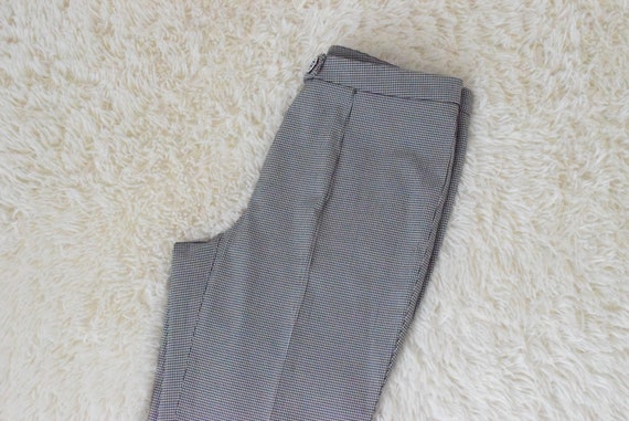 Vintage 90s Checkered stretch pants size 10 | 31 … - image 7