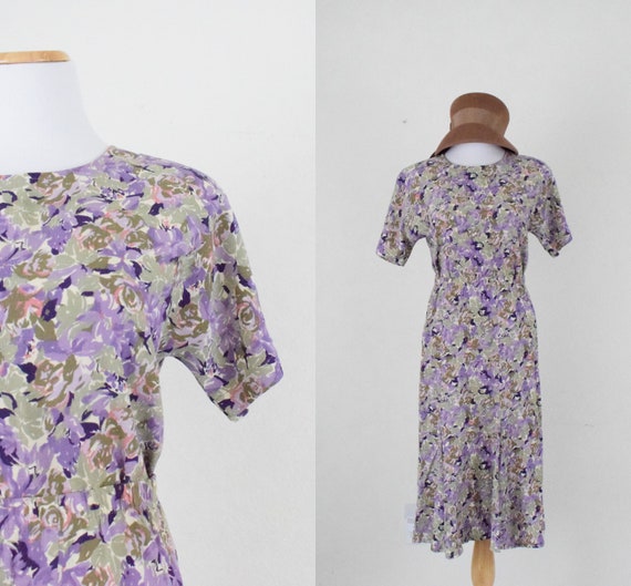 Floral Rayon Two Piece Set by Campus Casuals of Ca