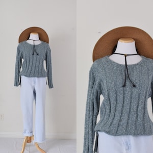 Vintage Wool Combo Thick Sweater size M