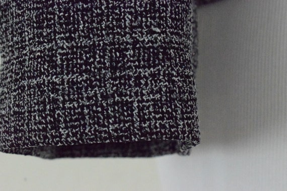 Vintage Micro Plaid Crop Jacket | 80's polyester … - image 9