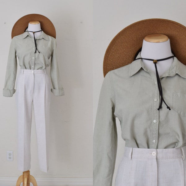 Vintage 90s Jordache All Cotton  Shirt size JUNIOR LARGE