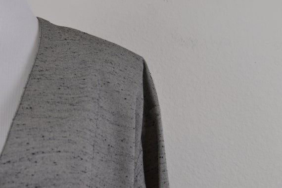 Vintage Polyester-Rayon Gray Jacket/Top - image 6