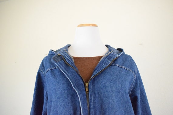 Vintage 80s Blue Denim Chore Jacket | size PL - image 8