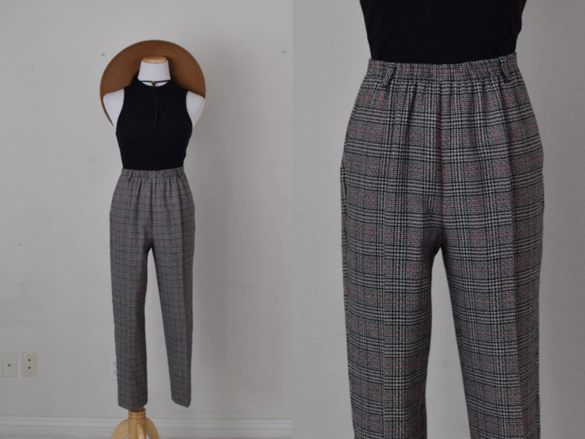90s Plaid Pants, Capri Pants, Ladies Plus Size, 16, Alfred Dunner, Elastic  Waist -  Canada
