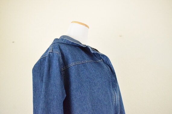 Vintage 80s Blue Denim Chore Jacket | size PL - image 6