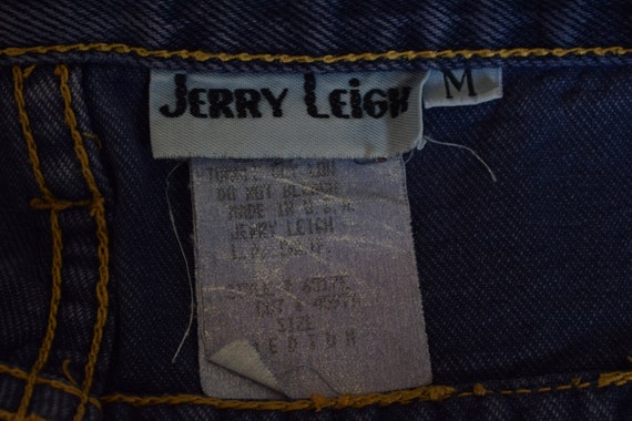 Vintage 90s High Waist Blue Denim Shorts by Jerry… - image 10