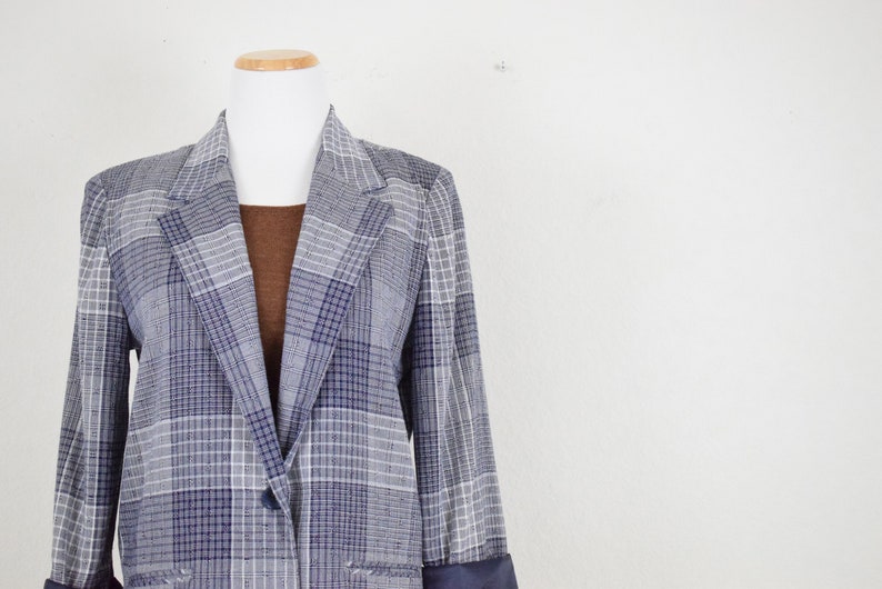Plaid Oversized Blazer