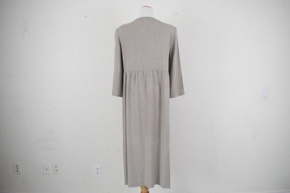 Vintage 90s Rayon/Acetate Maxi Dress | size 14 - image 4