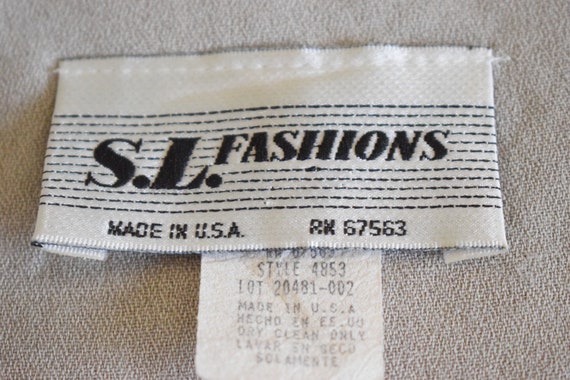Vintage 90s Rayon/Acetate Maxi Dress | size 14 - image 7