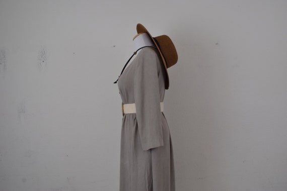 Vintage 90s Rayon/Acetate Maxi Dress | size 14 - image 2
