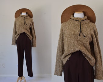 Vintage 80s Cowl Neck Evan Picone Sweater | size M