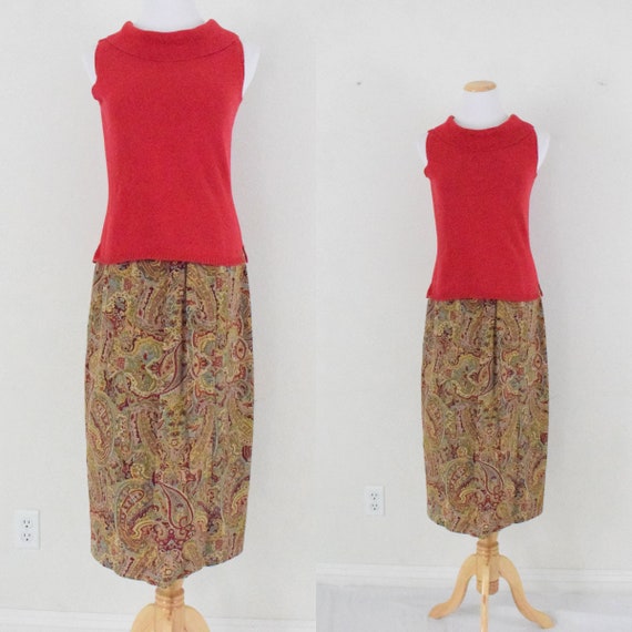 Paisley Maxi Skirt