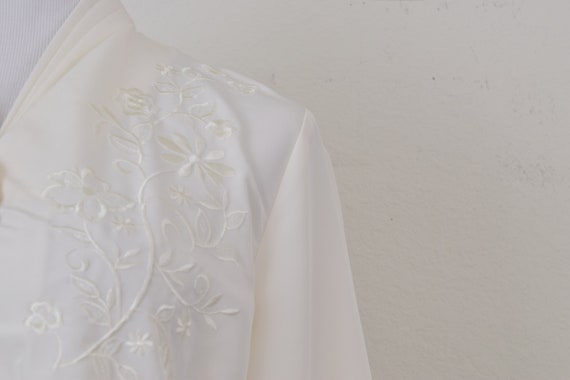 Vintage 90s Embroidered Button Blouse - image 6