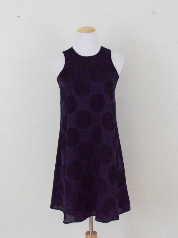 Vintage 90s Tommy Hilfiger A-line Navy Dress - image 2