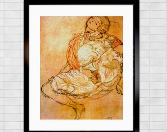 Masturbation Art, Gustav Klimt Erotic Self Pleasure Art, Woman Masturbating, Vagina Art, Clitoris Art, Vulva Art, Feminist Pussy Art, Vintag