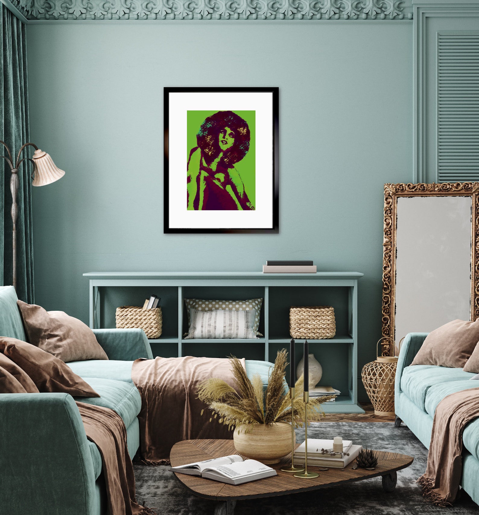 Female Nudes Art Blaxploitation Pam Grier Art Print 70s | Etsy