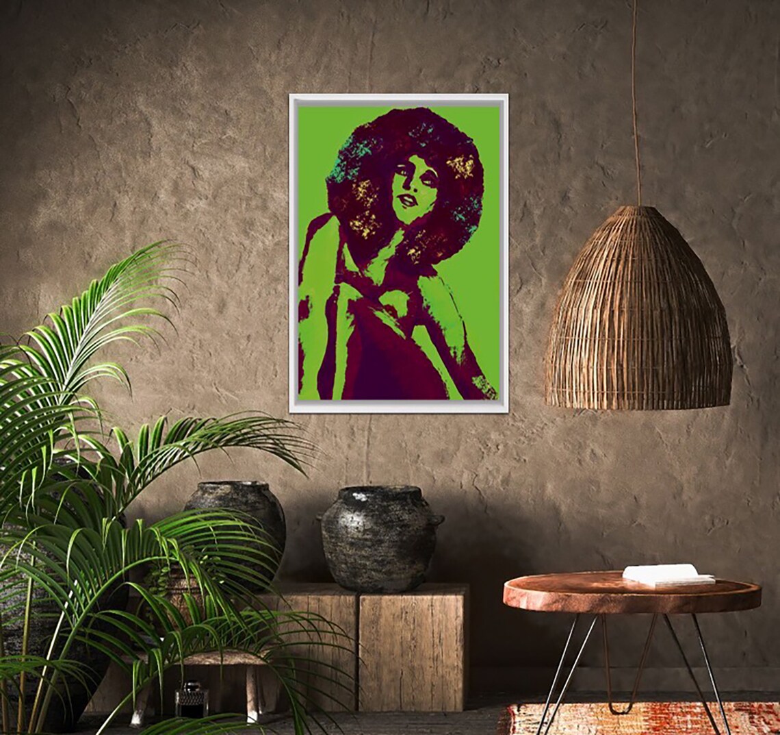 Female Nudes Art Blaxploitation Pam Grier Art Print 70s Etsy