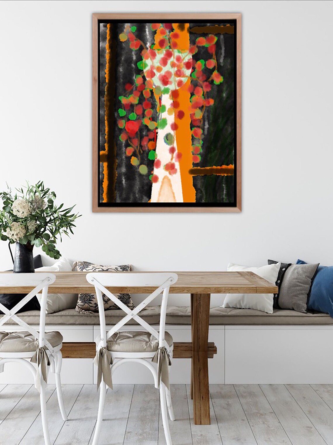 Watercolor Abstract Print Boho Wall Decor Wedding Gift for | Etsy