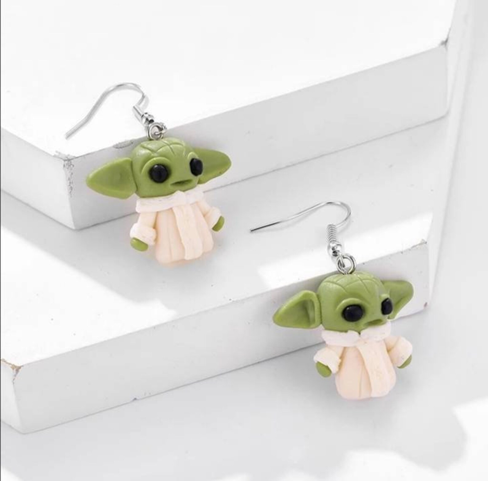 Baby Yoda EarringsStar Wars Drop Earrings Mandalorian The Etsy