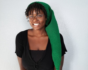 CROCHET PATTERN - Link Hat from Legend of Zelda - Santa Hat- UPDATED