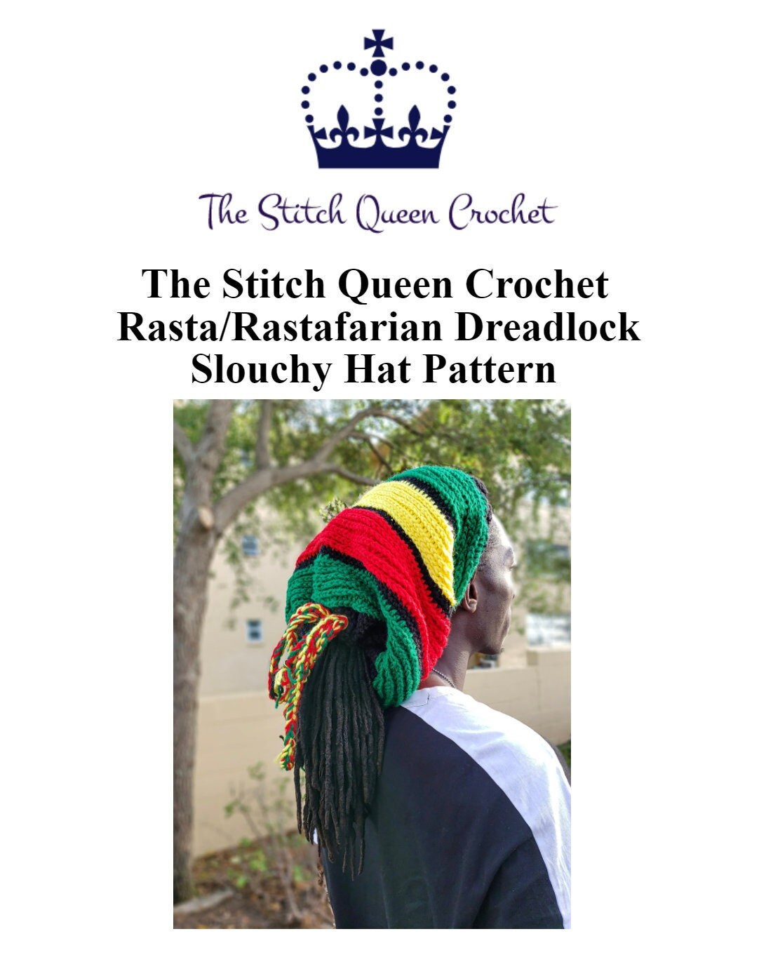 Crochet Rasta Dreadlock Hat Pattern 