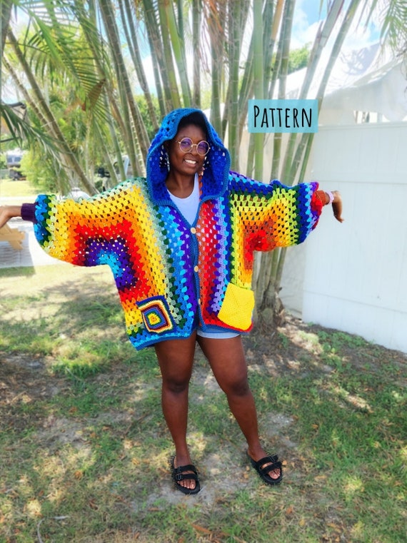 CROCHET PATTERN - Hexagon Cardigan - the Ultimate Guide - Etsy
