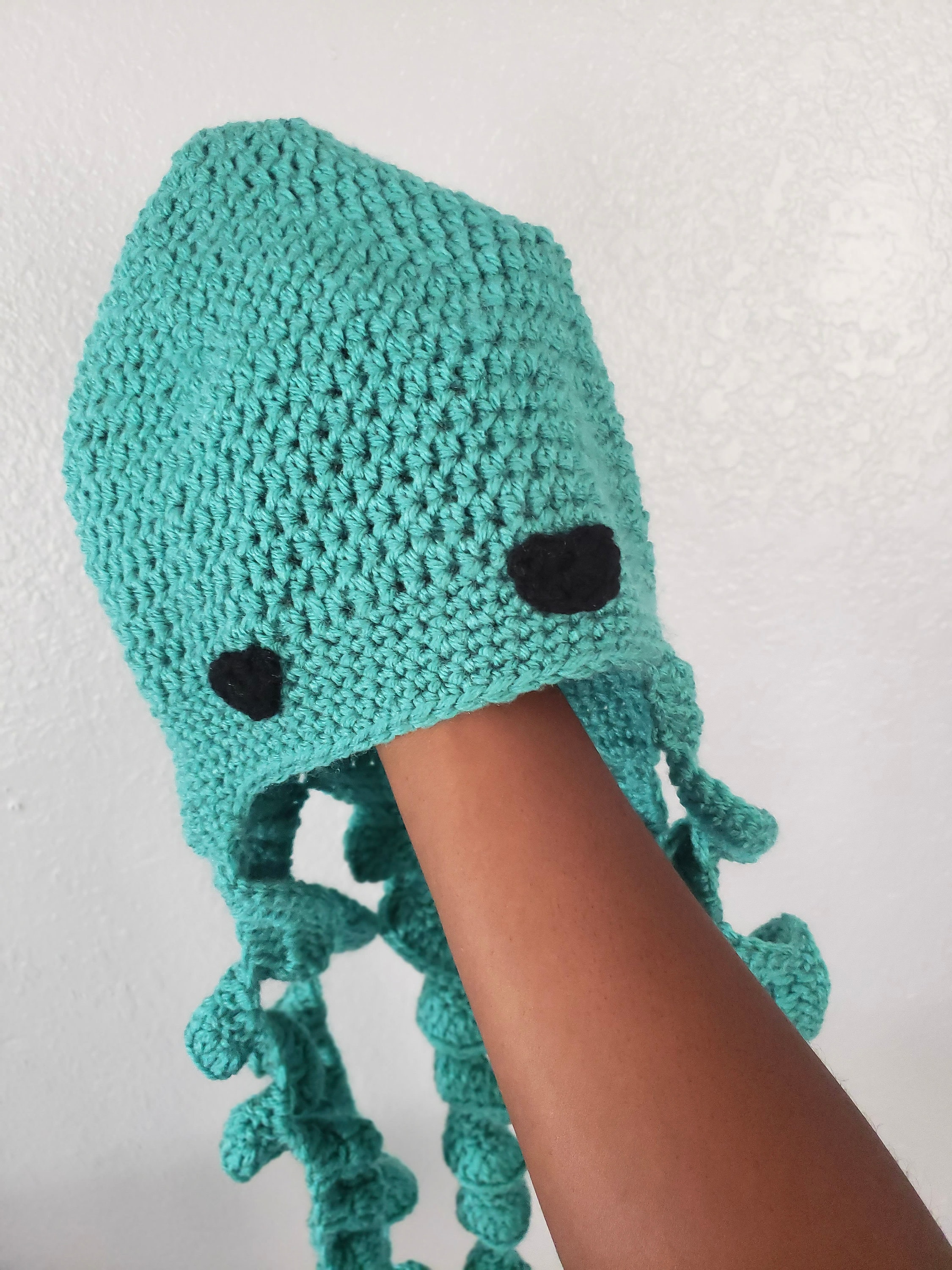 Crochet Hat Pattern Squid Octopus Crochet Pattern Beanie Etsy
