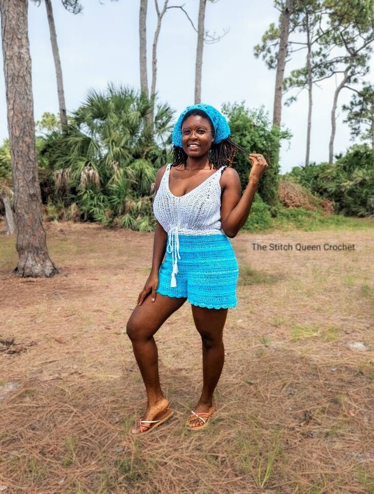 CROCHET PATTERN - Easy Breezy Crochet Romper for Women - Size Inclusive