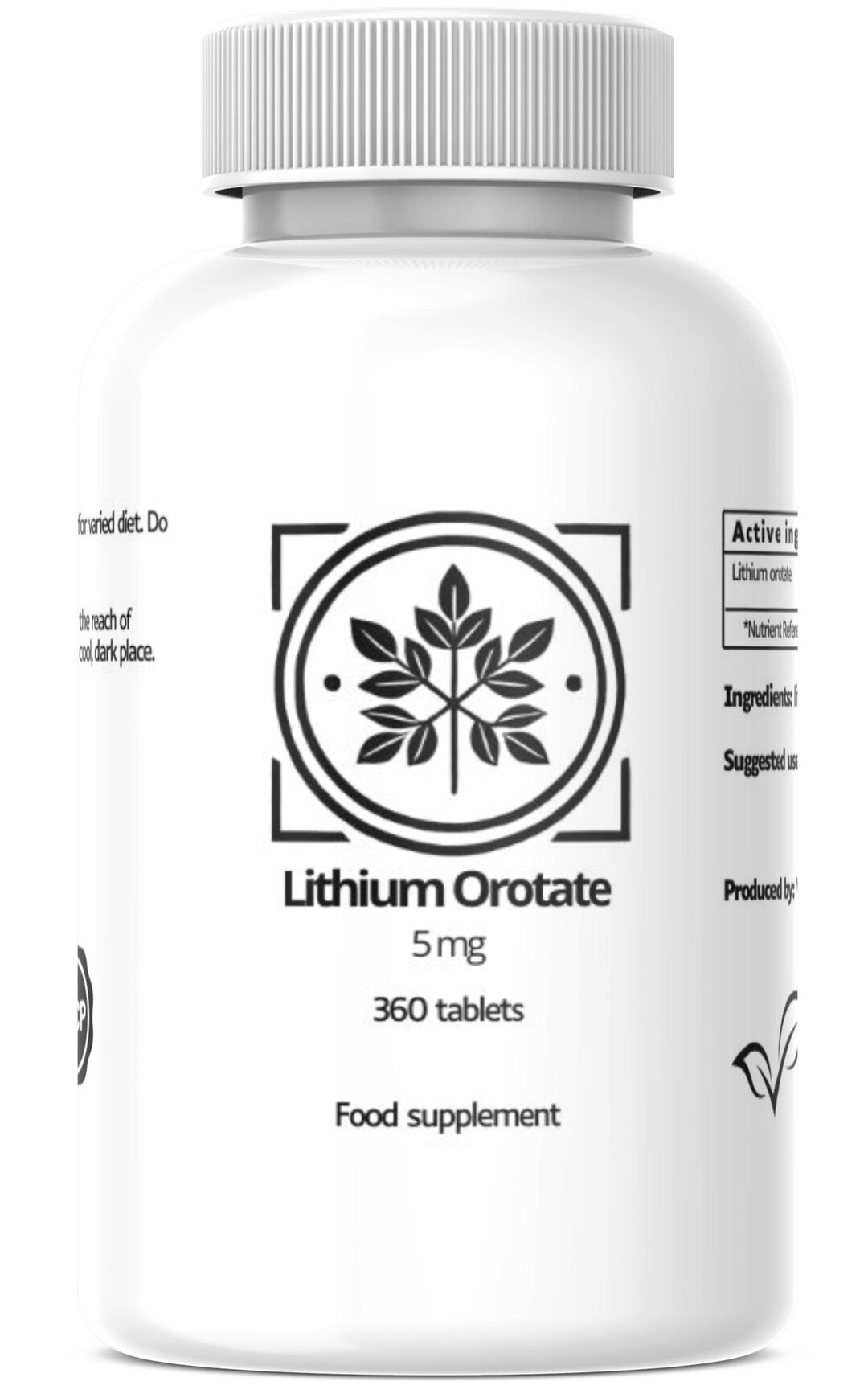 thumbnail image 2 of Vitamatic Lithium Orotate – 5 Mg, 240 Veggie Capsules – Mood Support Supplement 2 of 5