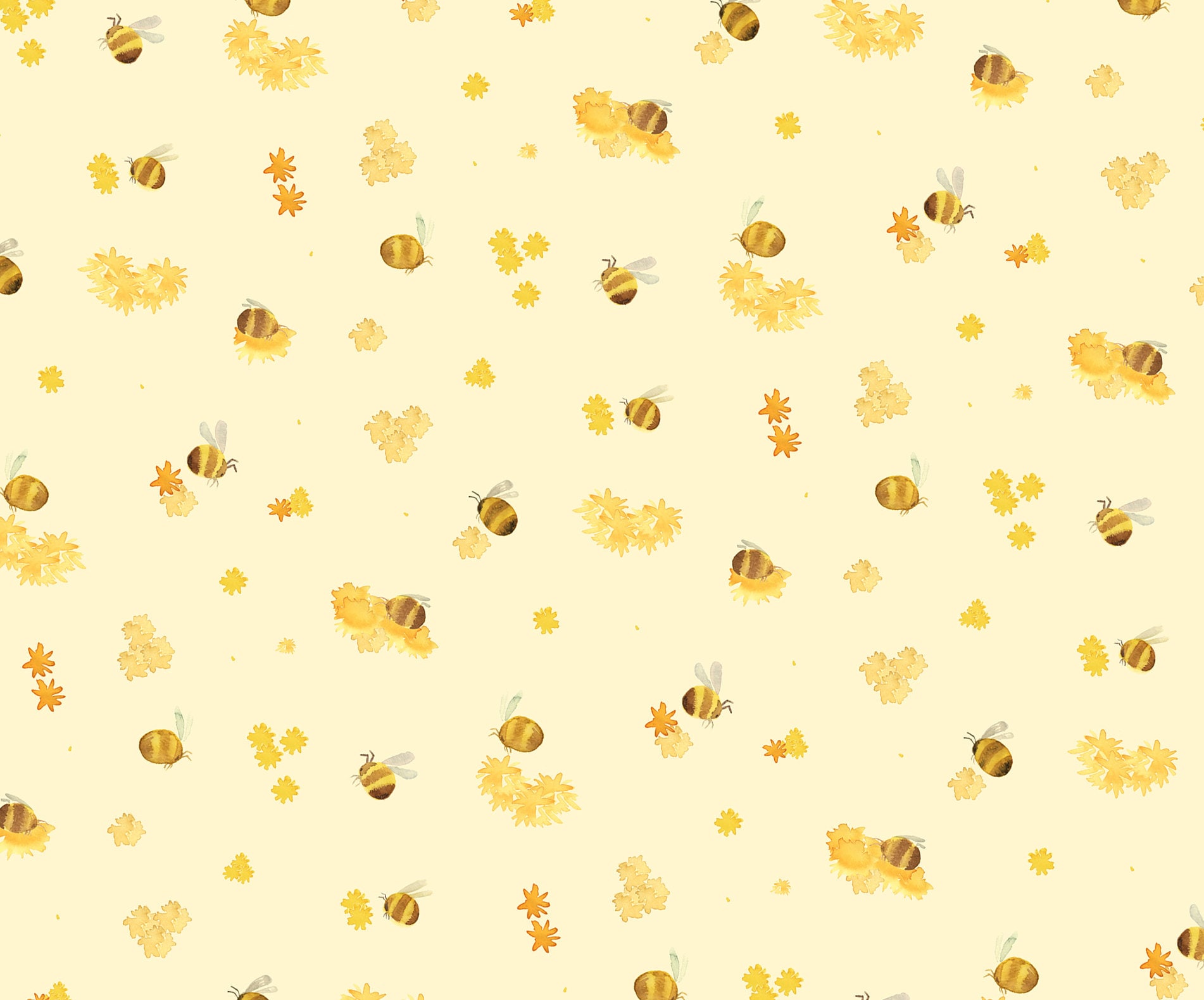 Bees Seamless Pattern INSTANT DOWNLOAD Background - Etsy