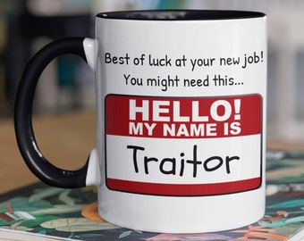 Coworker Leaving Mug Etsy
