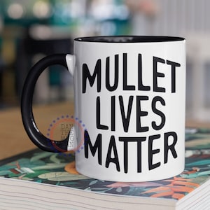 Mullet Lives Matter, Mullet Mug, Brother Mug, Boyfriend Gifts, Boyfriend Mug, Husband Gifts, Funny Father's Day, Coffee And Mug Gift Set