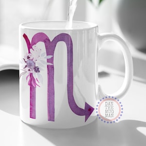 Scorpio Birthday Gifts, Scorpio Gifts for Women, November Birthday, November Girl, October Birthday, Scorpio Sign Coffee Mug