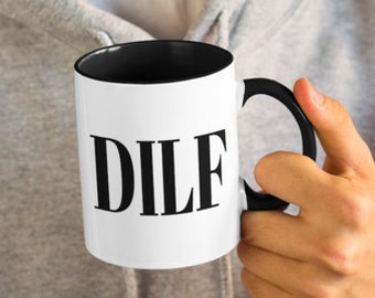 Dilfmok voor hem, cadeau voor echtgenoot, jubileummok, mok nieuwe hete vader, mok zwangerschapsaankondiging, mok papa to be