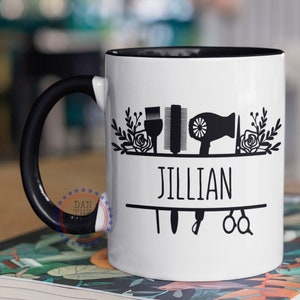 Personalized Name Hairstylist Coffee Mug, Hairstylist coffee mug, Hairstylist Christmas, Hairstylist gifts for women