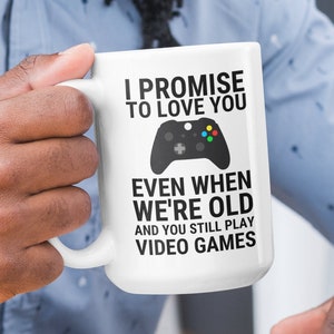 Gift for Him, Gamer Girlfriend, Gift for her,  Gamer Valentine Gift , Funny Gamer Mug, Boyfriend Husband Gamer Gift, Valentine's Day Gifts