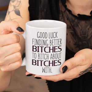 Good Luck findet bessere Hündinnen, Good Luck findet bessere Kollegen als uns, Lustiger Coworker, Geschenk eines Mitarbeiters, Abschiedsgeschenk eines Mitarbeiters