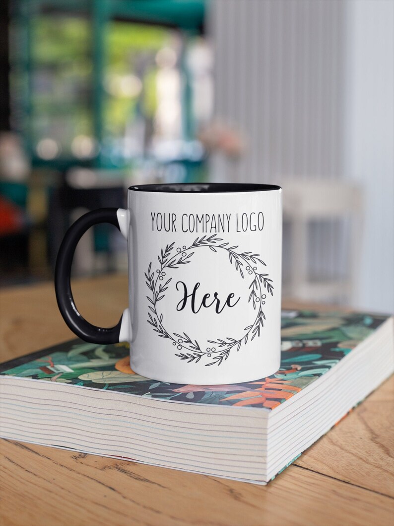 Personalized Business Mugs Use Your Logo Mugs Custom Etsy