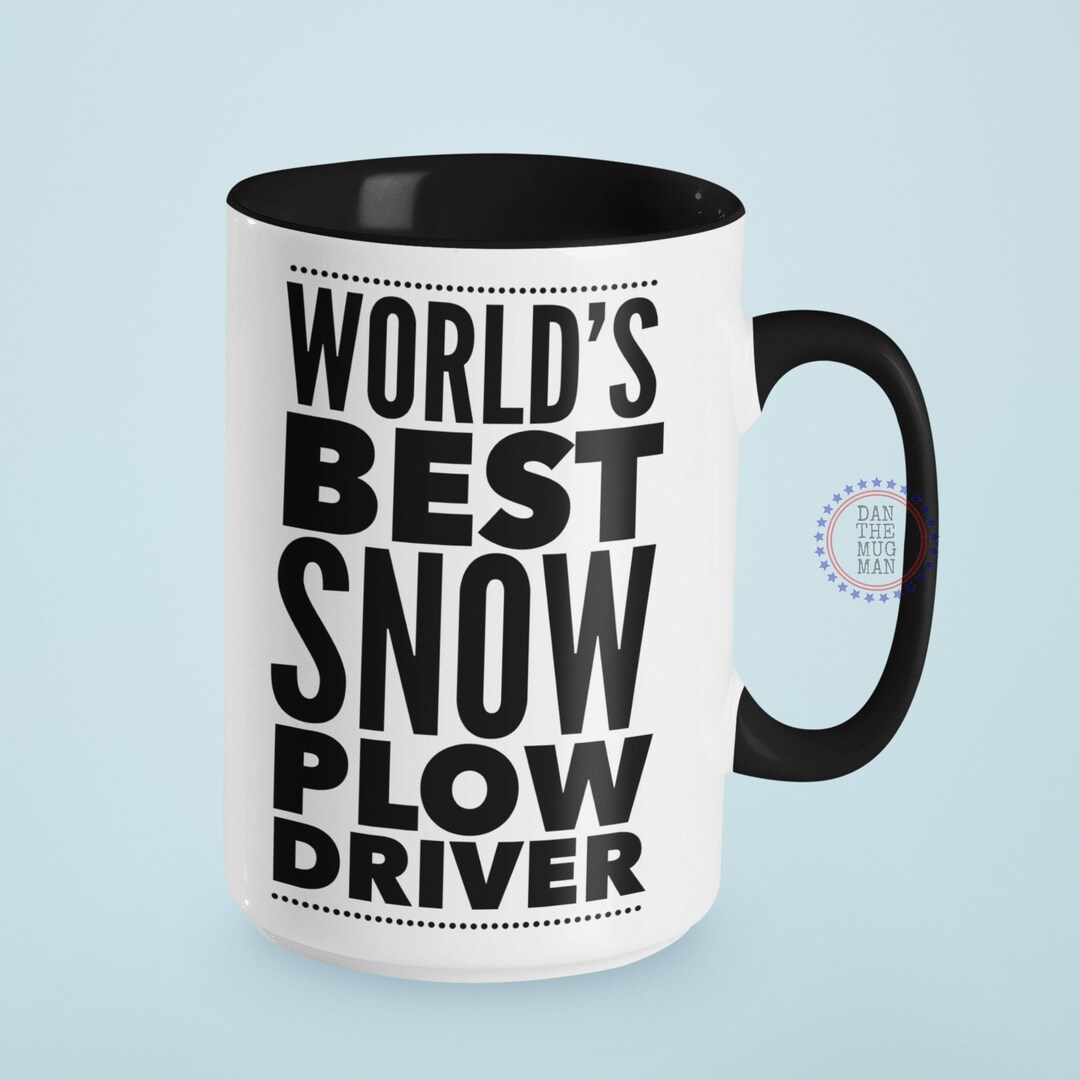 World's Best Snow Plow Driver, Gift for Husband, Plow Boy Mug, Driver