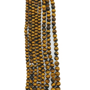 Pearls stones tiger eye