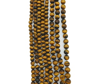 Pearls stones tiger eye