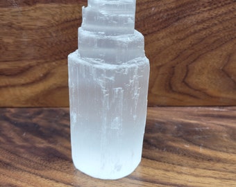 Selenite Tower 4"