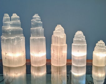 Selenite Lamp
